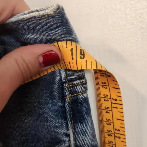 Levi's 505 Regular Straight Leg Denim Jeans - Classic Blue- worn look-36x32 - Picture 5 of 8